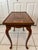 Early 20th‑Century Queen Anne Style Mahogany Tea Table with Hand‑Cut Marquetry Top A finely crafted Queen Anne style tea...