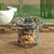 Contemporary Celia 4-Piece Opal Confetti Glass Candle Holder / Vase / Planter Set, Blue Tones For Sale - Image 3 of 4