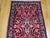 Vintage Persian Lilian Rug, Handknotted Wool, Geometric Pattern, Red & Ivory, 3x7 For Sale - Image 11 of 18