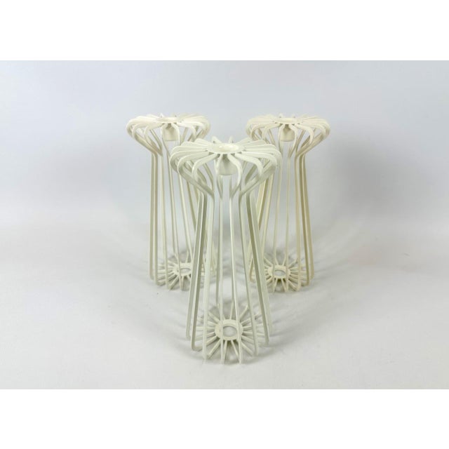 Vintage String Candleholders attributed to Ehlén Johansson for Ikea, 1980s, Set of 3 For Sale - Image 6 of 11