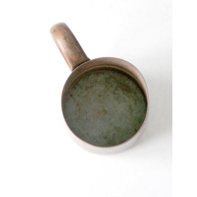 Vintage Copper Mug With Riveted Handle For Sale - Image 9 of 10