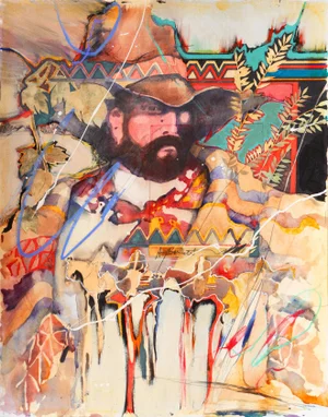 'Portrait of a Cowboy' by Amy Burnett; 1922, Woman Artist