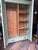 Wood Antique Painted Green Wooden Wardrobe For Sale - Image 7 of 8