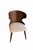 Mid-Century Modern Style Walnut Dining Set, Sculptural Barrel Back Chairs, Malaysia 2020 For Sale In Orlando - Image 6 of 17