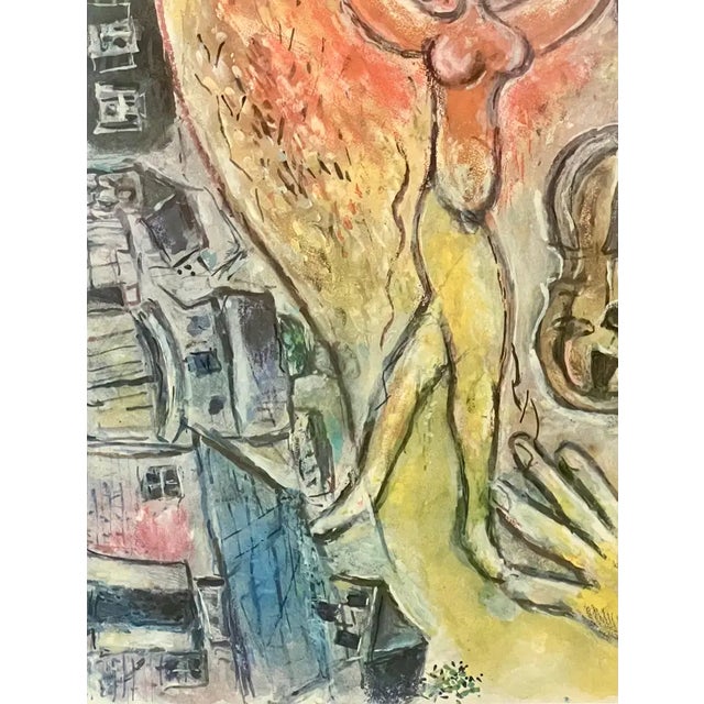 Marc Chagall Lithograph Petit Cheval Noir " Little Black Horse" Signed & Framed 1968 For Sale - Image 9 of 13