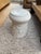 White Vintage White Glazed Ceramic Garden Stool With Draped Rope and Tassel Design For Sale - Image 8 of 9