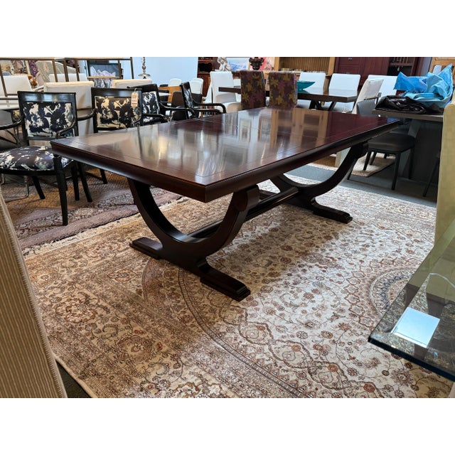 Brown Barbara Barry for Baker Furniture Extension Dining Table For Sale - Image 8 of 18