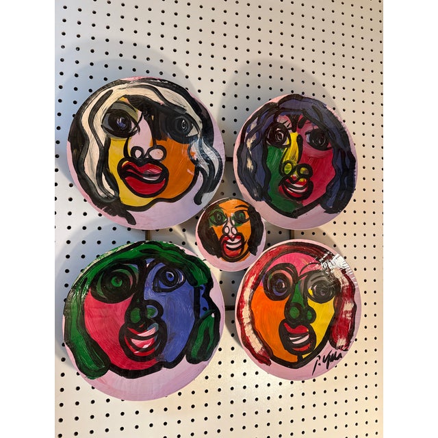 Abstract 1970s Peter Keil Abstract Metal Disc Wall Sculpture For Sale - Image 3 of 7