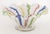 Mid 20th Century Murano Latticino Ribbon Art Glass Footed Bowl — Multicolor Gold Fleck, Italy For Sale - Image 5 of 14