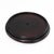 A finely crafted pair of rosewood display bases featuring a 6 3/4-inch inner diameter and a 8.25x8.25x1.5-inch overall...