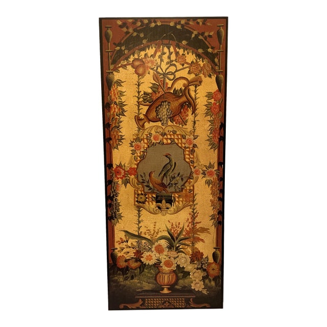 Botanical Bird Art Panel For Sale