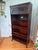 1920s Antique 5 Stack Barrister Bookcase Lundstrom Arts & Crafts Mahogany & Leaded Glass Circa 1920 For Sale - Image 5 of 12