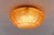 Round Amber Glass Wall Lamp from Limburg, 1960s For Sale - Image 8 of 11