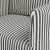 Blue Stoffer Home x Cloth & Company Lindy Slipcover Dining Arm Chair in Jane Stripe Carbon For Sale - Image 8 of 8