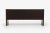 Roger Sprunger for Dunbar credenza, bronze sides with two file drawers and 3 pencil drawers. (Dunbar label inside drawer).