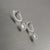 Natural Sapphire Diamond Dangle Earrings 14k WG 1.16 TCW Certified For Sale - Image 12 of 12