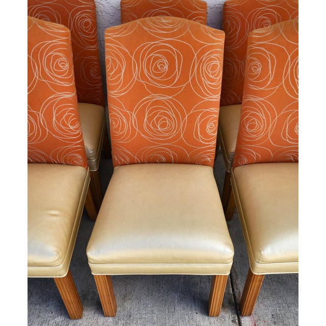 Contemporary Modern Dining Chairs Set of 8 For Sale - Image 9 of 12