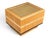 Wood Pair of 1960s Scandinavian Modern Oak End Tables With Rattan Tops For Sale - Image 7 of 15