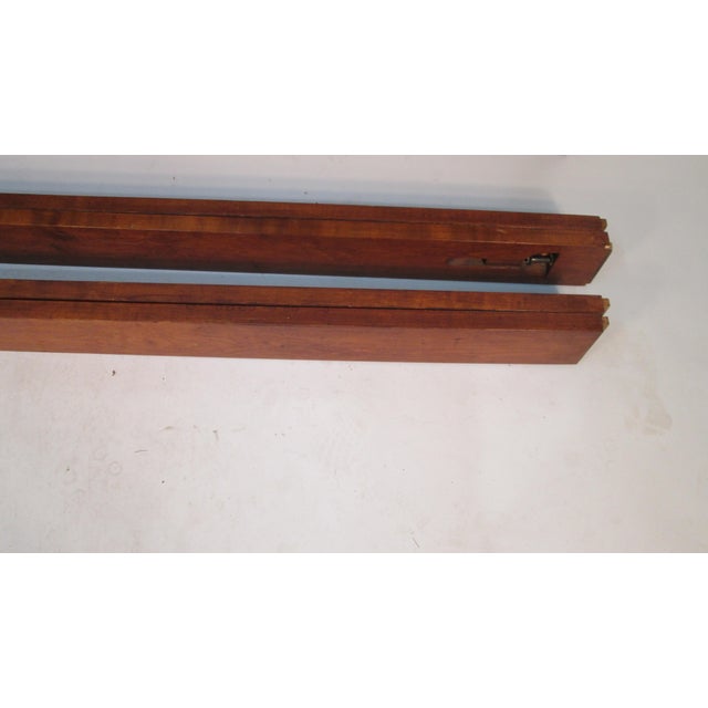 Hepplewhite 1940s Pair of Twin Beds Made by Joseph Gerte of Boston For Sale - Image 3 of 14