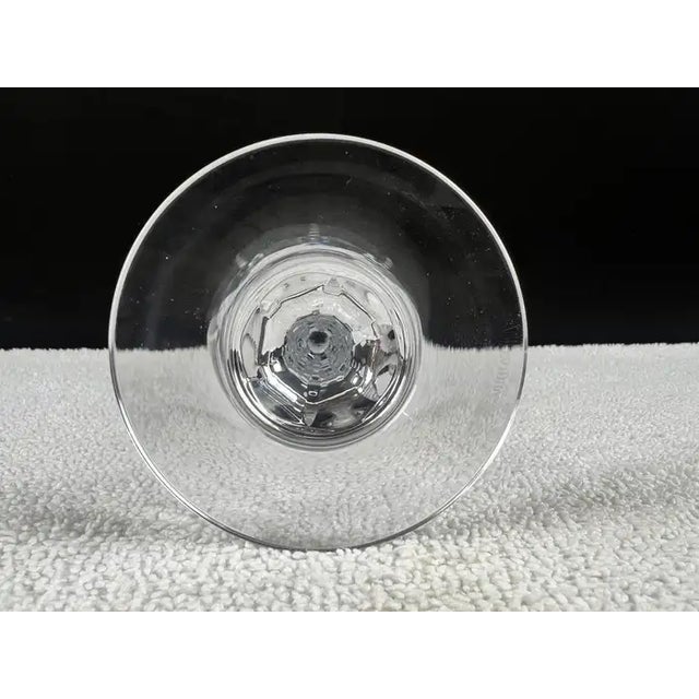 Faberge Atelier Bristol Crystal 10 Inch Champagne Flutes, a Set of 2 For Sale - Image 13 of 13