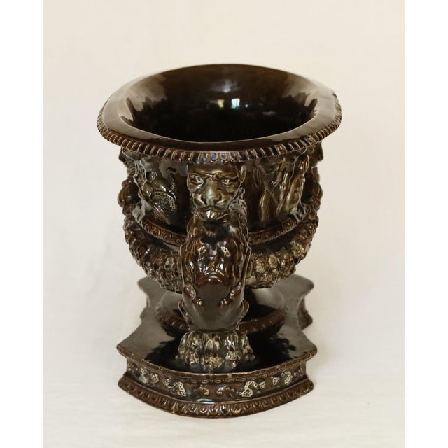 Historicist Ceramic Ceremonial Bowl For Sale - Image 5 of 9