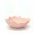 This is a beautiful blush pink ceramic bowl with floral detailing. The exterior is matte and slightly textured while the...