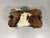 Wood Cowhide Camel Saddle Stool, 1960s For Sale - Image 7 of 12