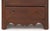 Georgian Dark Stained Oak Diminutive Chest of Three Drawers For Sale - Image 4 of 8