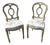 Antique French Louis XVI Painted Side Chairs - A Pair For Sale