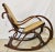 Mid-Century Modern Vintage Mid Century Bentwood & Cane Kid's Child's Rocking Chair Rocker For Sale - Image 3 of 13