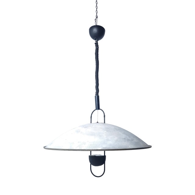 Macumba Metal Pendant Lamp by Orni Halloween for Artemide, 1980s For Sale
