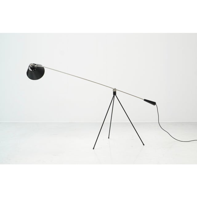 Magneto floor lamp by Henk Fillekes for Artiforte, the Netherlands, 1954. Hand assembled in small numbers between 1954 and...