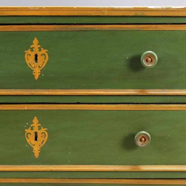 Fir Chest of Drawers with Enamel Finish For Sale - Image 5 of 10