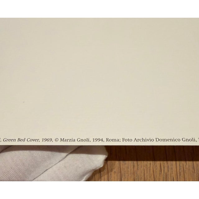 Domenico Gnoli (1933-1970), Green Bed Cover, 1969, Copyright Marzia Gnoli, 1994, Printed in the Netherlands For Sale - Image 4 of 11