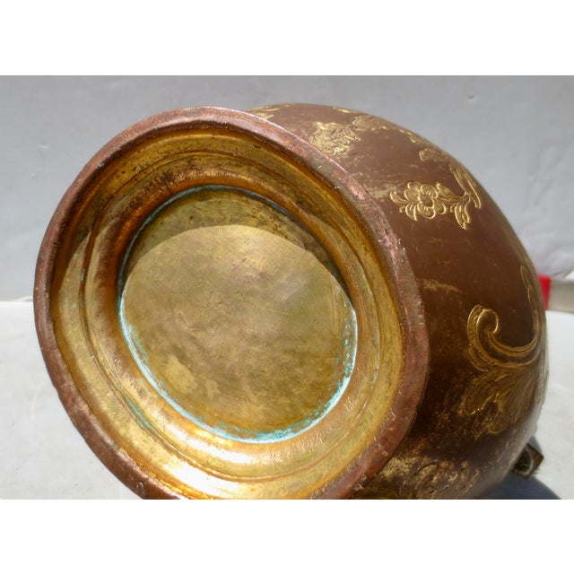 Late 19th Century Antique Moroccan Gilt Brass Tea/Coffee Urn For Sale - Image 5 of 8