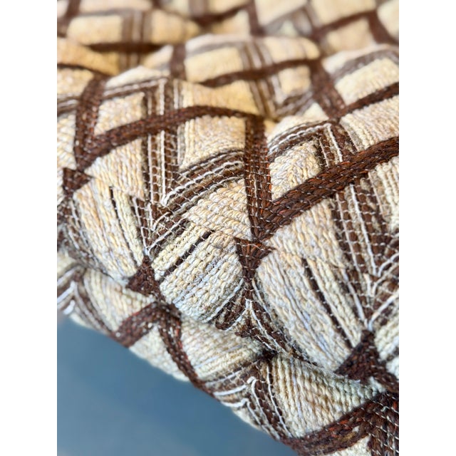 1970s Milo Baughman Chrome and Wool Lounge Chair For Sale - Image 13 of 13