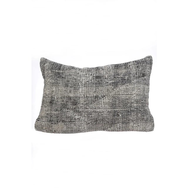 Gray Pillow Cover For Sale - Image 4 of 4