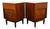 Mid Century Modern Nightstands End Side Tables Mainline by Hooker Drawers, Pair For Sale