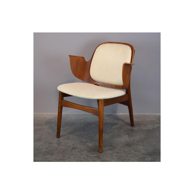 Hans olsen lounge teak & oak lounge chair model 107 for bramin ... Lounge møbler