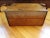 Antique Early Dome Top Walnut Dovetailed Document Box With Brass Handles For Sale - Image 13 of 13