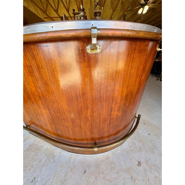 Art Deco Early 20th Century French Walnut Art Deco Style Dry Bar For Sale - Image 3 of 16