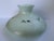 Mid-20th Century Hand-Painted Rose Floral Green Glass Lamp Shade For Sale In Orlando - Image 6 of 12