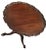 1990s Henkel Harris Vintage 1990s Mahogany Tilt Top Ball & Claw Wine Table For Sale - Image 5 of 5