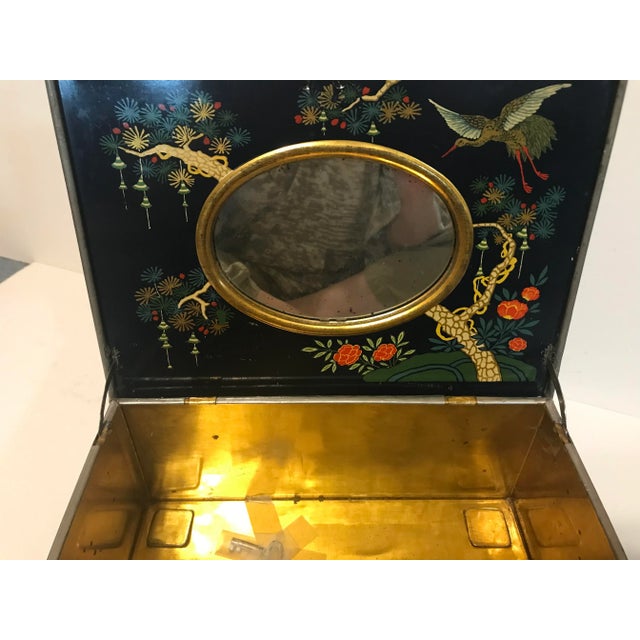 Late 19th Century 19th Century Art Nouveau Jugendstil Pewter Jewel Box For Sale - Image 5 of 12