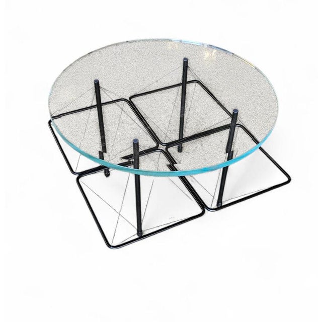 Wire Coffee Table, 1980s For Sale - Image 3 of 14