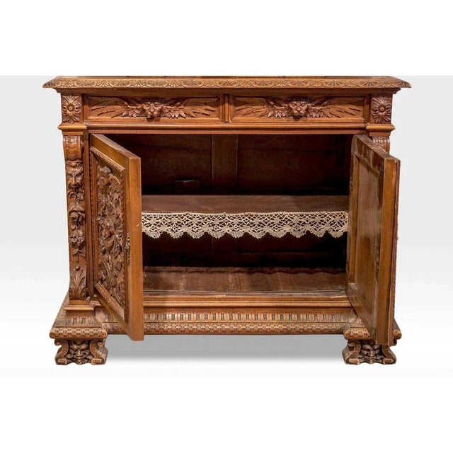 Antique Renaissance Style Cupboard For Sale - Image 13 of 16