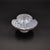 A pair of ceramic pedestal dishes with a petal rim; suitable for serving snacks or fruit, or for use as a tray to hold...
