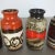 1970s Vintage Fat Lava Pottery 213-20 Vases from Scheurich, Germany, Set of 4 For Sale - Image 5 of 18