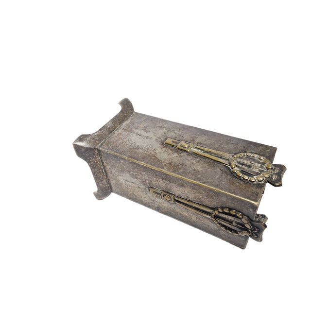 Art Deco Napkin Holder from Argentor, Hungary, 1900s For Sale - Image 9 of 11