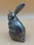 Vintage Silver-Tone Plated Brass Rabbit Sculpture – Made in India For Sale In Seattle - Image 6 of 11